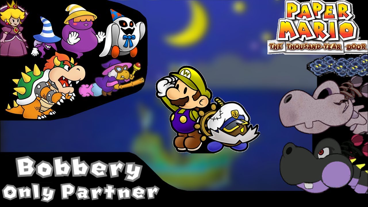 Paper Mario Ttyd All Bosses Bobbery Single Partner Youtube