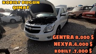 22 OKTYABR QO'QON MOSHINA BOZORI NARXLARI 2020 LASETTI GENTRA KOBILT NEXYA 2 NEXYA 3 SPARK