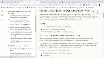 Oracle, Access SQL Developer Web as ADMIN