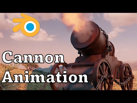 Classic Cannon Animation in Blender