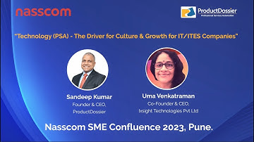 Sandeep Kumar talks about Technology (PSA) | Nasscom SME Confluence 2023 | Pune