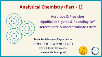 Accuracy | Precision | Significant Figure | Rounding Off | Determinate & Indeterminate Error | Hindi