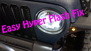 How to Fix Hyper flash with Led Lights EASY