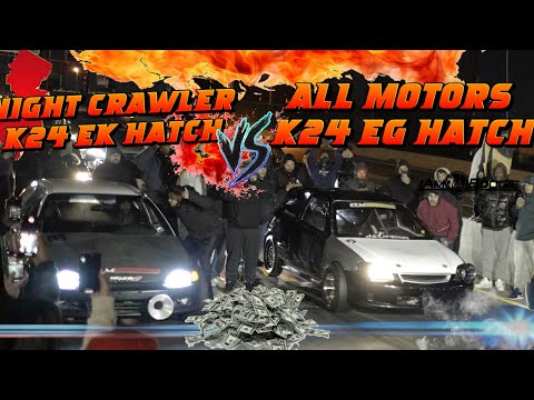 Night Crawler K24 Ek Hatch vs AllMotors K24 Eg Hatch