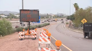 Interstate 10 Broadway Curve construction closure this weekend