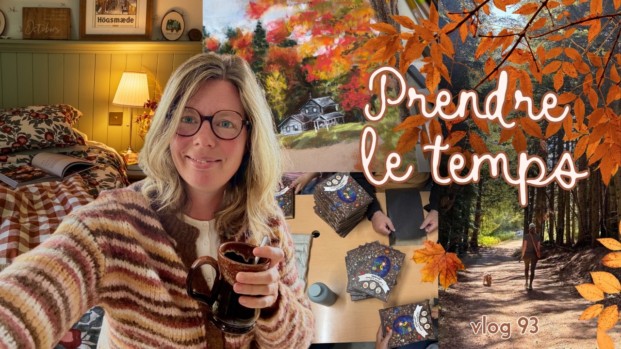 VLOG 93 🍂 Lectures, jardin, banana bread, escapade en forêt & coulisses !