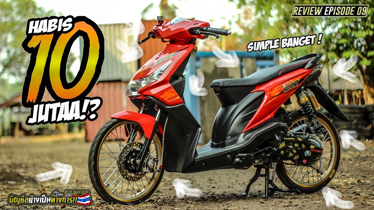 REVIEW MODIFIKASI BEAT KARBU THAILOOK HABIS 10 JUTA Review Eps09 YouTube