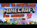 🔥HOW TO DOWNLOAD MINECRAFT POCKET EDITION IN ANDROID 🆓 DOWNLOAD BY AMAN 🔥📱💡