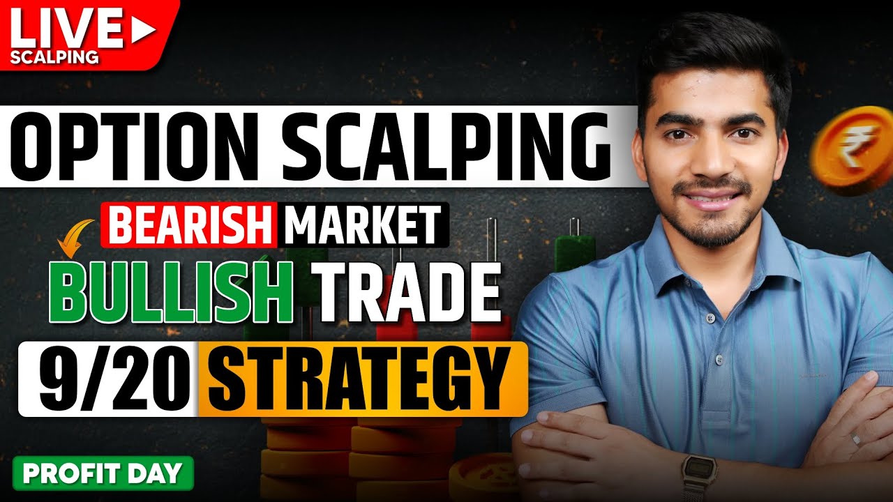 Live Option Scalping: Bullish Trade in a Bearish Market | 9/20 Strategy ...