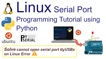 Serial Port Communication between Linux (ubuntu) and Arduino using Python and PySerial Module Pt-2