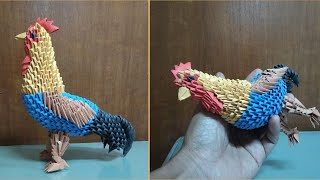 Celebrity Papercraft 3d origami rooster tutorial part 2 Wealth