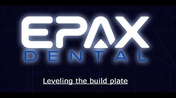 Leveling the build plate on DX printers