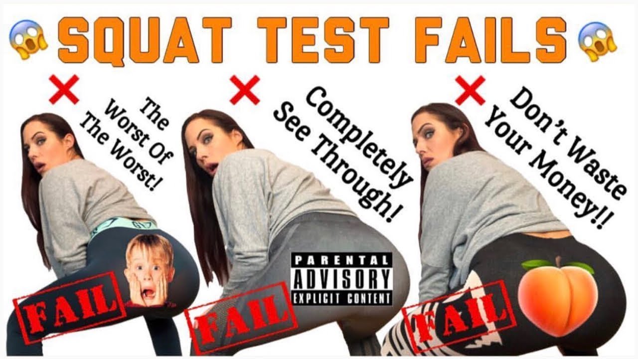 SQUAT TEST FAILS!! The Most See Through Leggings! Including Gymshark, TYC,  & More! 