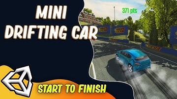 Easy Drifting Car game (wheel rotation) in Unity3D | Unity Beginner Tutorial Coding