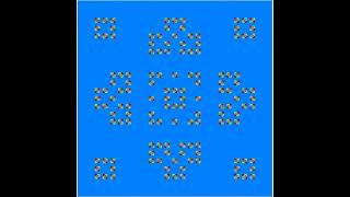 Product of Neighbours Cellular Automaton, Modulo 8: Replication