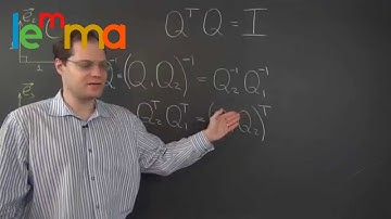 Linear Algebra 20f: The Product of Two Orthogonal Matrices Is Itself an Orthogonal Matrix