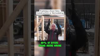 Framing a Door 🔨🚪 New Construction or Remodeling Made Easy