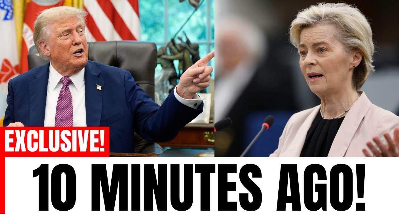 Brussels in Full PANIC as Trump Abandons Europe and Heads for Putin Summit