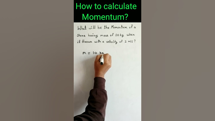 How to calculate momentum? | Science class 9 #shorts #viral