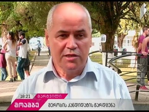 „ნაციონალური მოძრაობიდან“ მარტვილში მერობისთვის მამუკა დანელია იბრძოლებს