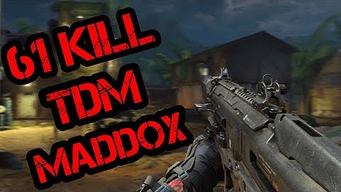 61 KILL TDM WITH THE MADDOX! (BO4)