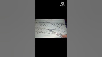 Maths Pythagoras Theorem with figure(important)/Pythagorean Theorem/ @Mathpoint with Rameen/ #shorts