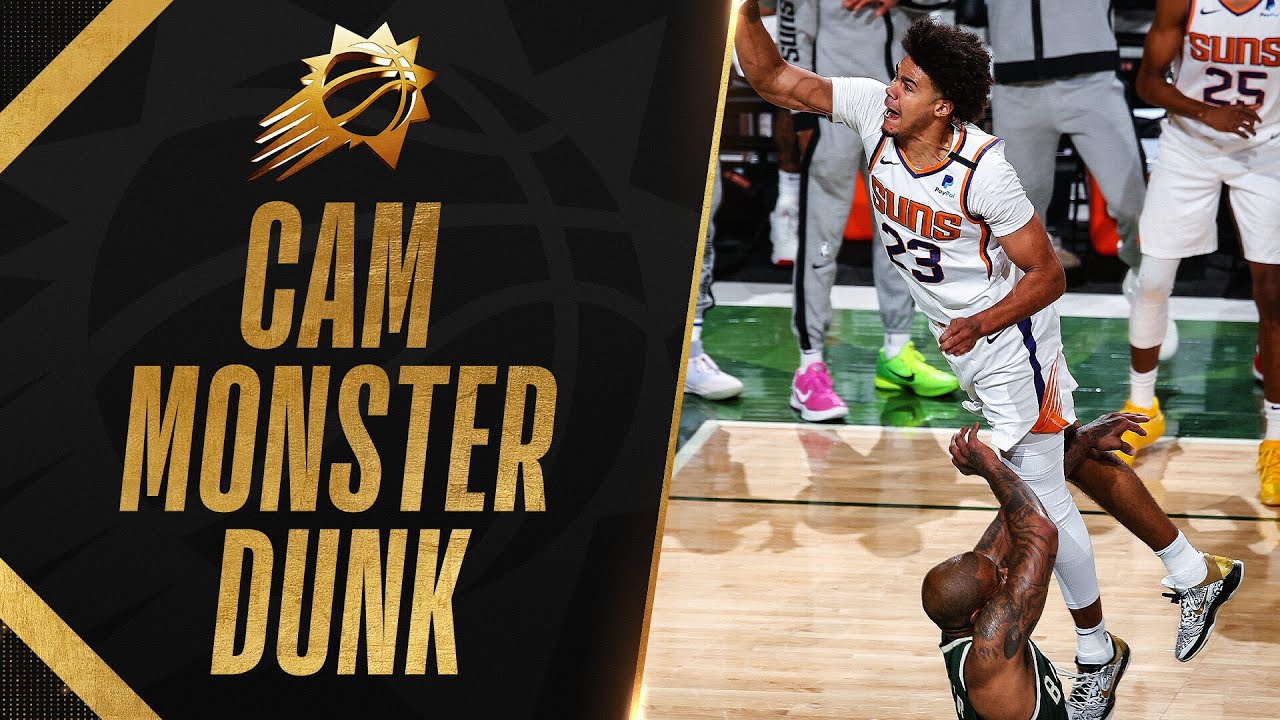 Video: Cam Johnson throws down monster dunk over PJ Tucker in NBA Finals