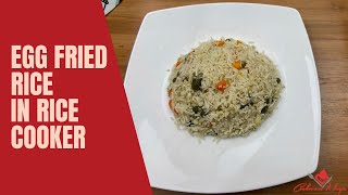 10-min Rainbow Fried Rice (easy one-pot rice cooker recipe)