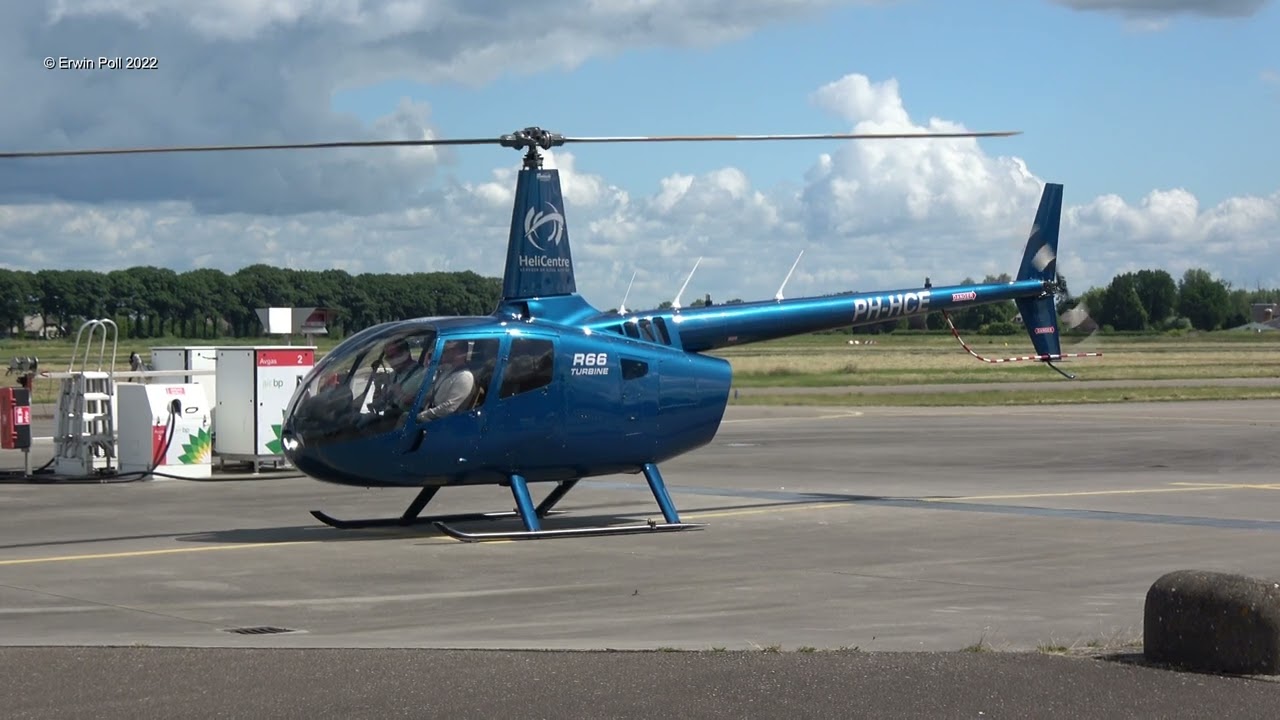 Robinson R66 Turbine Helicopter PH-HCE Teuge Airport 13 Juni 2022