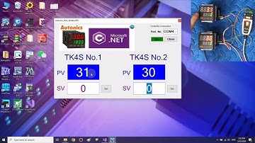 Autonics TK4S & Visual Studio C# "Modbus RTU"
