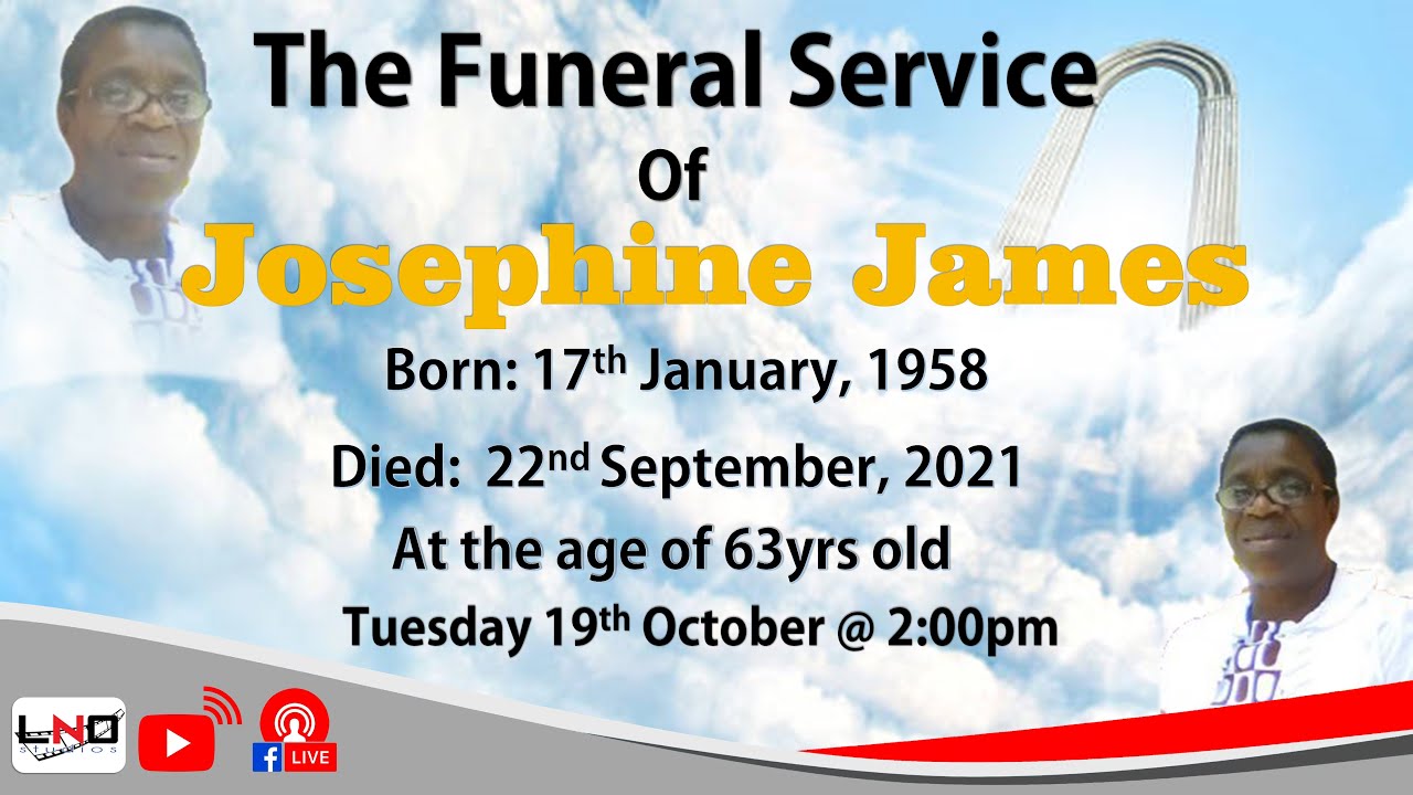 The Funeral Service of Josephine James - YouTube