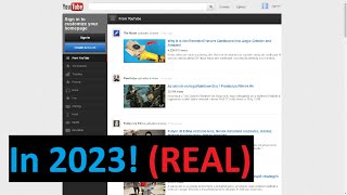 How to get back the 2012 YouTube Layout in 2023
