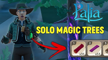 Palia - Solo Magic Tree Chopping for Flow Infused Wood!