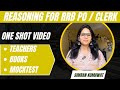 REASONING For RRB PO / CLERK 🔥 || Best Teachers , MOCK TEST || SIMRANKUMAWAT KUMAWAT