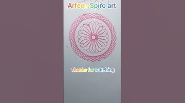 How many rotations did the pen make in total? ?? #Spirograph #satisfying #shorts#art #2024