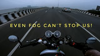 Speedy Sunday in 'ZERO' visibility || Continental GT 650 with Gursewak Exhaust by Nerdy Noob 12,689 views 3 months ago 16 minutes