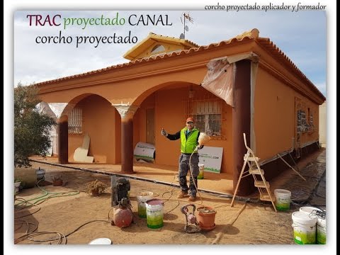 Corcho proyectado