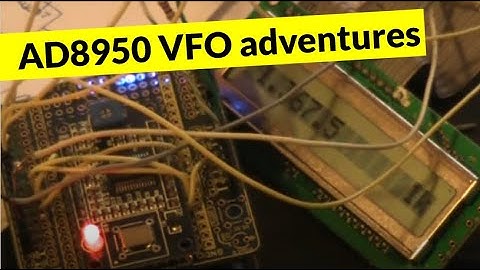 Arduino for Amateur Radio: DDS VFO using the AD9850