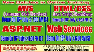 New Batches In Online Training @ Durgasoft