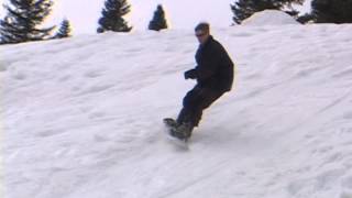 Snowboard Jump on Vail Pass