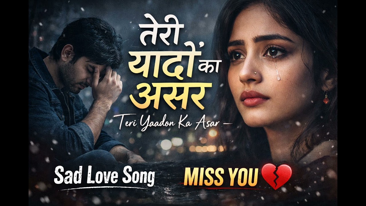 Teri yaadon ka asar #slowed reverb #sadsong 💔💔 #1million target 🎯