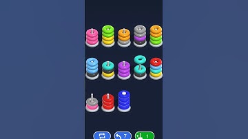 “Crazy Hoop Sort Challenge 🎯 | Super Satisfying Puzzle Game | Level Up Fast!”