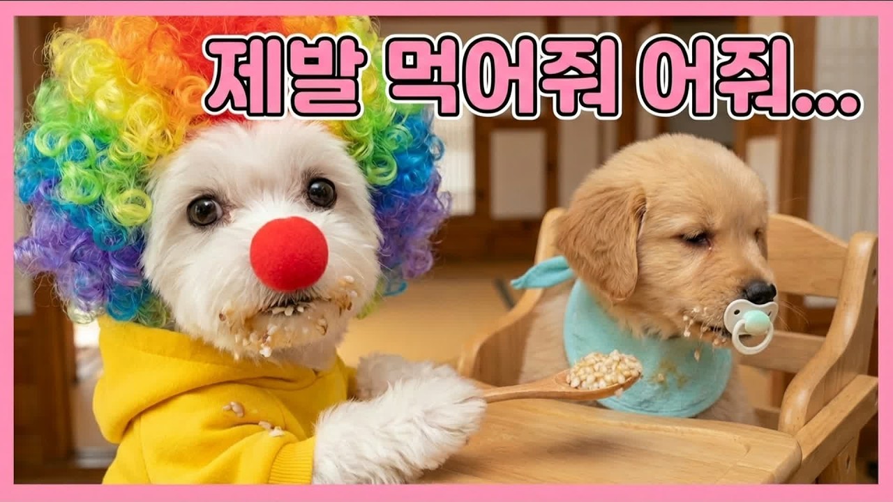 Ep.62 제발 밥 좀 먹어줘... 동생 앞에서 재롱잔치 벌인 꼬마 비숑