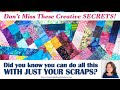 More creative secrets for spectacular scrappy quilts  lea louise quilts tutorial