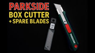 ✅PARKSIDE Box Cutter + Spare Blades — The Ultimate Cutting Combo!