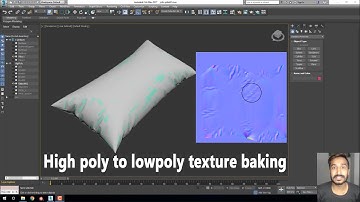 How to bake highpoly to lowpoly normal map in 3ds max