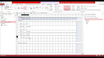 Creación básica de tablas, registros, formularios, informes en Access