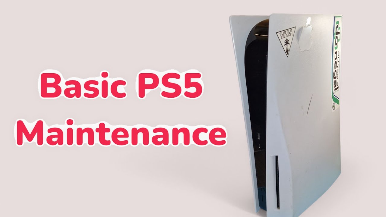 Ps5 Basic How to perform basic maintenance on your PS5 - YouTube