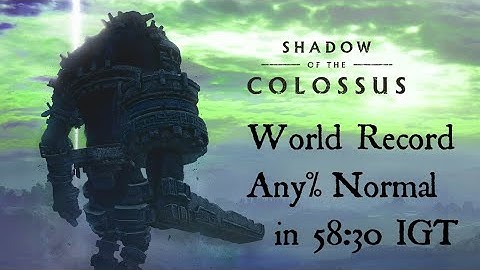 [former WR] Any% Normal [RTA:1:21:09/IGT:0:58:30] Shadow of the Colossus (2018)