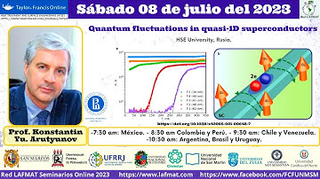 Quantum fluctuations in quasi-1D superconductors | Prof. Konstantin Yu. Arutyunov